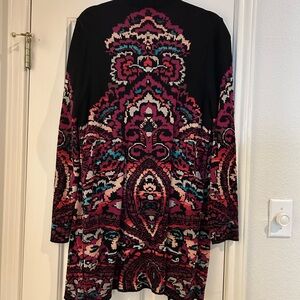 CHICO’S- Colorful Patterned Cardigan